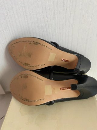Décolleté nero in pelle n 36 Diesel