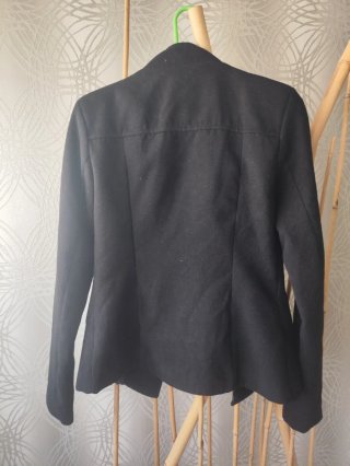 Abrigo negro italiano Talla S