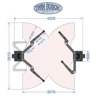 Elevador 2 columnas 5.0t HEAVY sin base