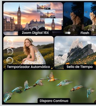 Cámara Digital 4K Ultra HD con Zoom 16X