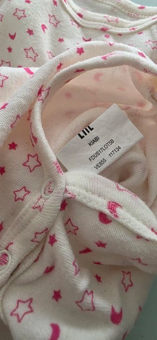 Body neonata rosa e fucsia