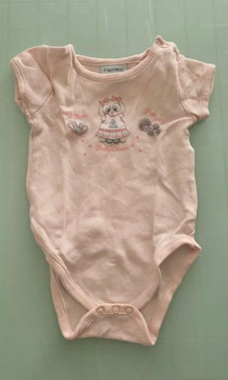 Body neonata rosa e fucsia
