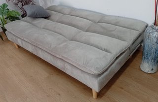 Sofá Cama Confort, "Gris Claro". Cómodo. ¡Oferta!