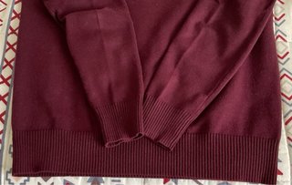 Jersey Buddha Streetwear Pico Talla S Burdeos