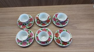 Lotto 6+8 Tazzine da Caffè con Piattini