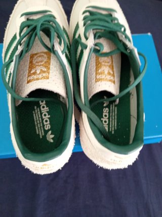 Zapatillas Adidas SL72 Crema Verde Oscuro
