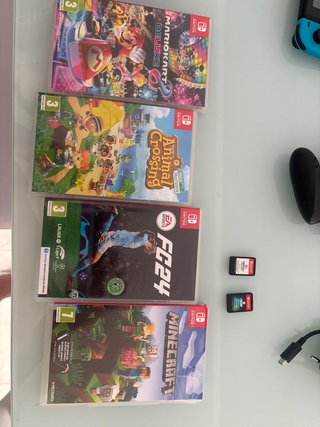Nintendo Switch 6 Juegos + Funda + Mando