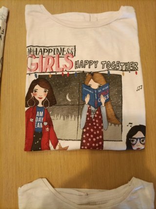 Lote 4 Camisetas Niña