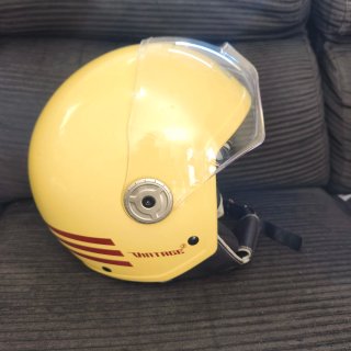 Casco Jet NZI Amarillo Vintage