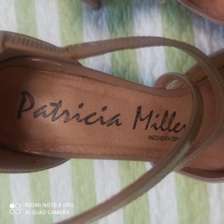Sandalias Patricia Miller Beige Tacón