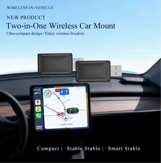 Adaptador Coche Inalámbrico CarPlay Android Auto
