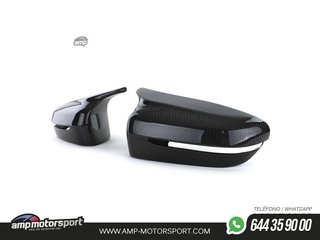 CARCASAS DE ESPEJOS PARA BMW SERIE 3 LOOK M CARBONO REAL