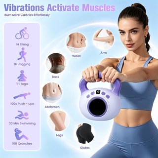 Kettlebell Vibrante 1.4kg - 35 Niveles