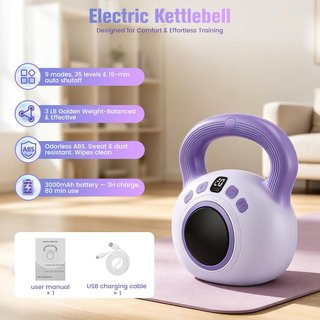 Kettlebell Vibrante 1.4kg - 35 Niveles
