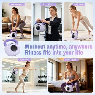 Kettlebell Vibrante 1.4kg - 35 Niveles
