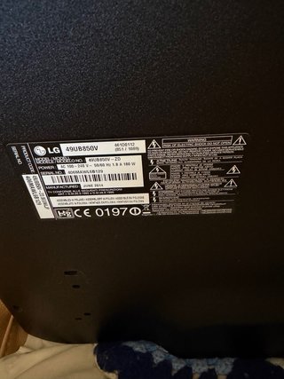 Televisor LG Negro