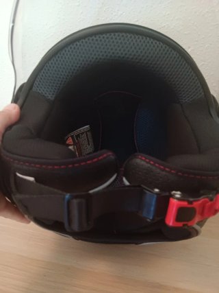 Casco Moto LS2 Negro Visera Transparente