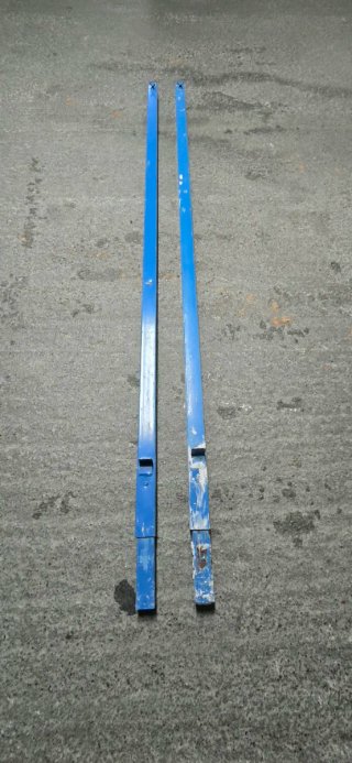 Reglas telescópicas azules