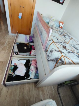 Cama nido con cajones
