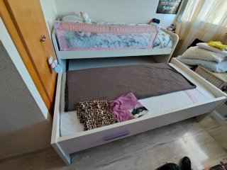 Cama nido con cajones