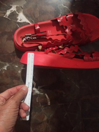 Sandalias Wonders Rojas Talla 39