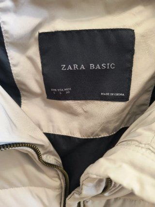 Plumas beige mujer Zara
