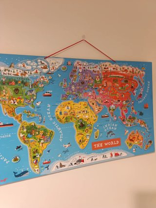 Mapamundi Janod Magnético