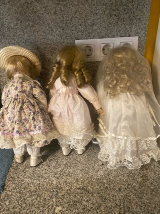 Muñecas de porcelana vintage