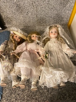 Muñecas de porcelana vintage