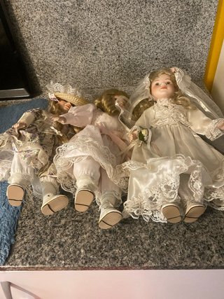 Muñecas de porcelana vintage