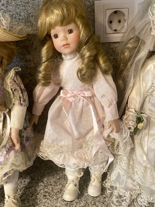 Muñecas de porcelana vintage
