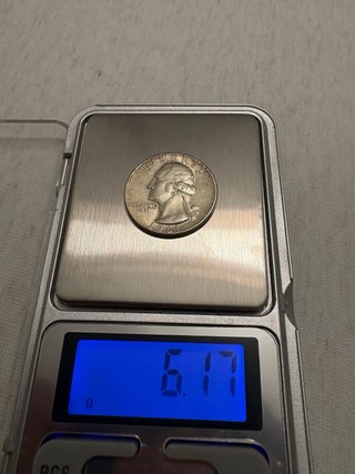 Moneda 1/4 Dólar USA Plata 1961