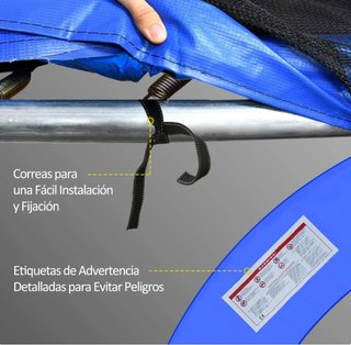 Protector acolchado para cama elástica