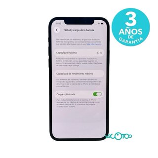 iPhone 12 64GB Medianoche 87% Batería