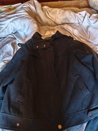 Abrigo Negro Talla M/38