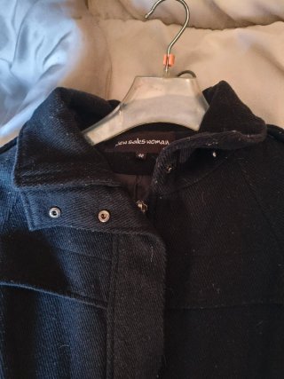 Abrigo Negro Talla M/38
