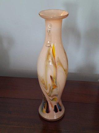Vaso Murano Multicolore in Cristallo