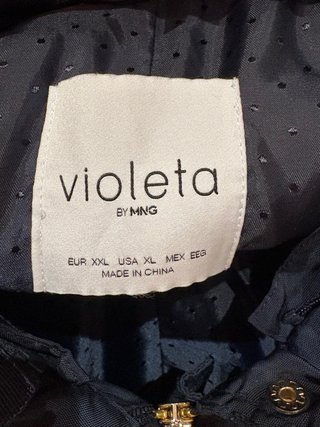 Parka Violeta by Mango XXL