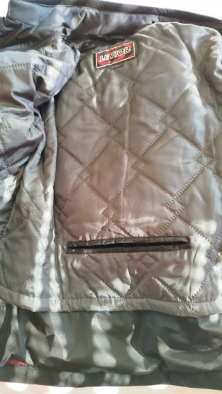 Chaqueta Moto Mujer Negra y Roja Talla L