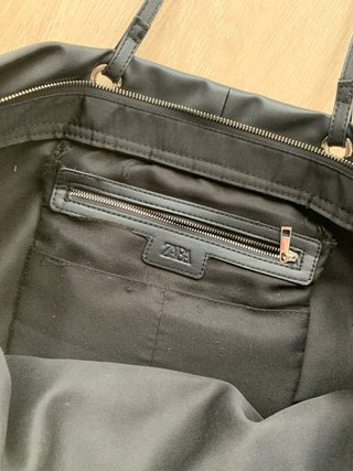 Bolso shopper Zara negro