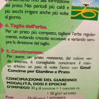 Concime 2Kg Granulare Gesal Giardino e Prato