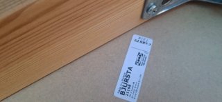 Pareja Bancos Madera Ikea Negro