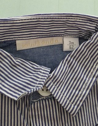 Completo camicia e pantaloncini bimbo