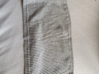 Top gris canalé básico XS