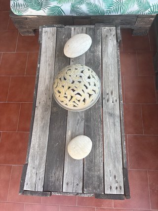 Conjunto Sofás y Mesa Exterior Palets