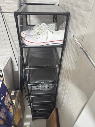 Zapatero Organizador Negro y muy nuevo