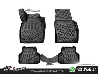 ALFOMBRILLAS DE GOMA RIZLINE PARA SEAT IBIZA 6F 2017--