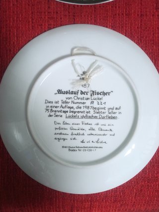 Lote platos edición limitada Seltmann Weiden