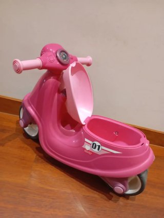 Moto Scooter Niña Smoby Rosa