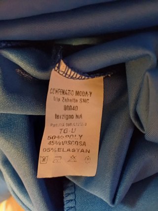 Giacca donna blu taglia XXL, giroseno 115 cm